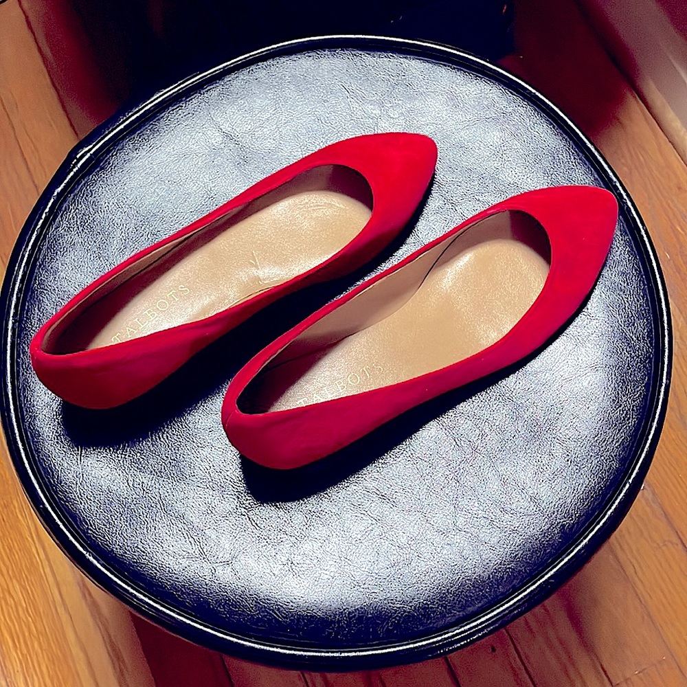Talbots Mila 2 Riding Red Shoes - Picture 8 of 8